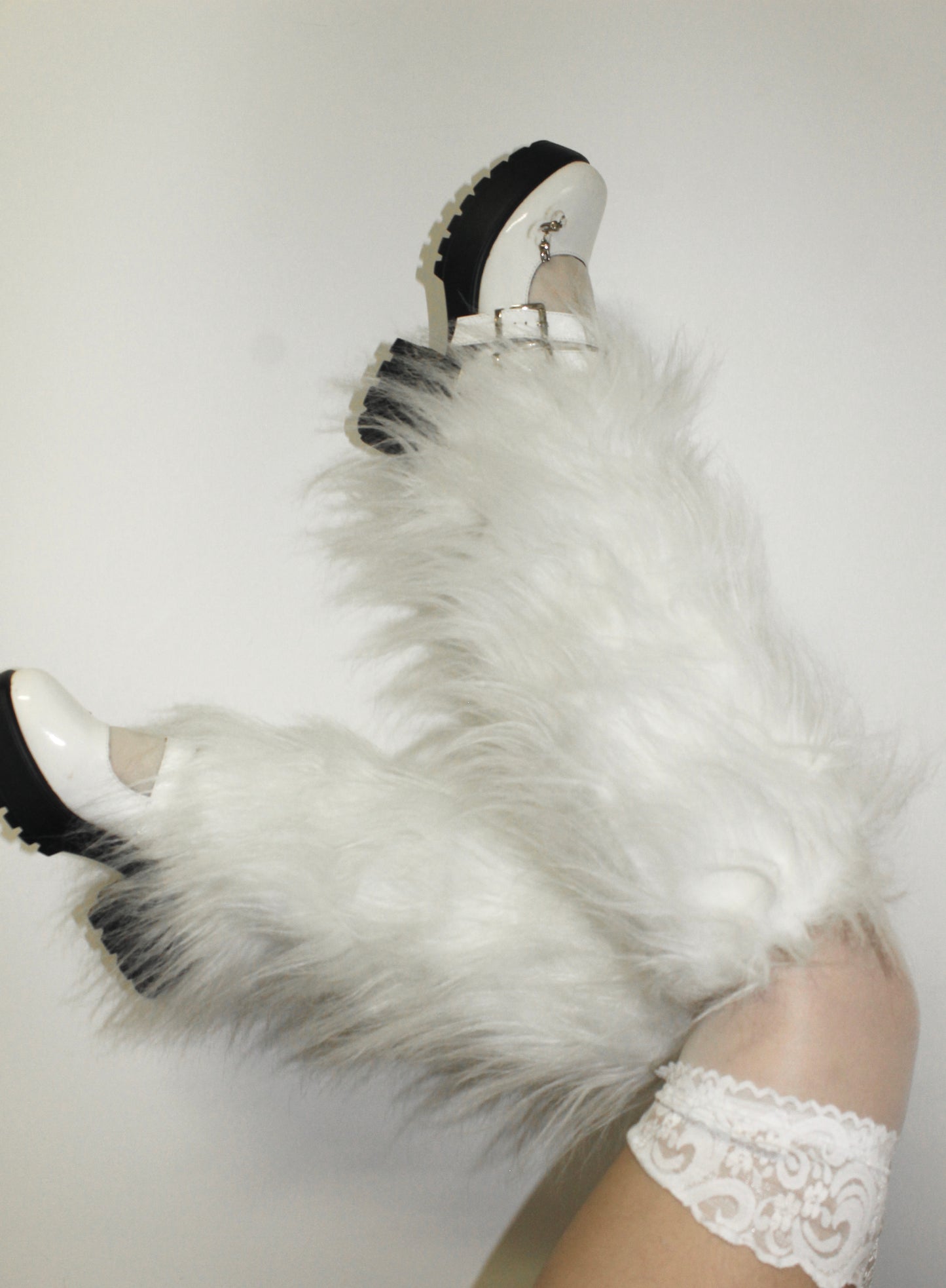 *Faux* Fur Legwarmers